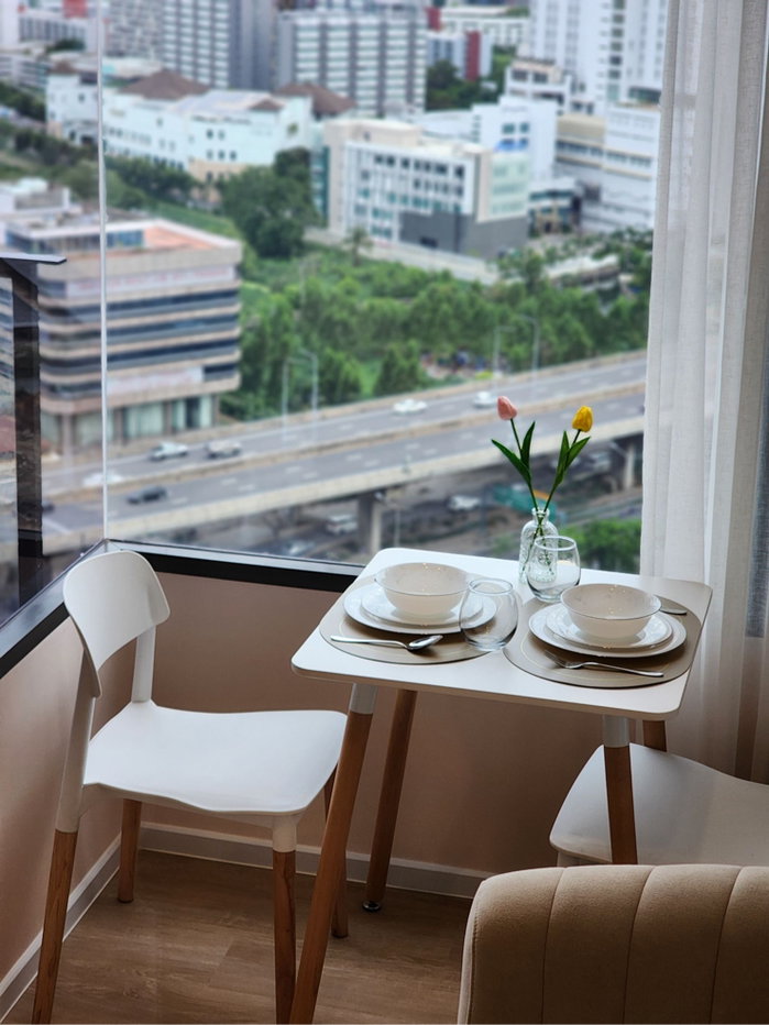 รูป 🌈ให้เช่าห้องใหม่ แกะกล่อง 🌈 Landmark@Mrta Station Rama9  Duplex 1 bed 🎀 25,500/month  - รูปที่ 11/18