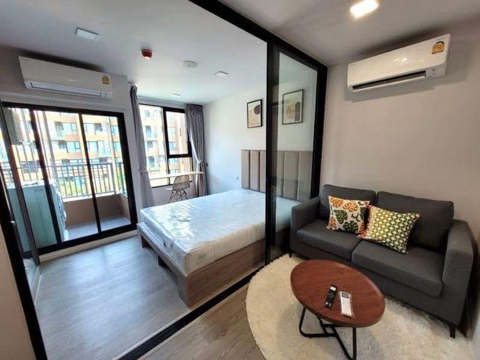 ให้เช่า Kave town Colony ข้างม.กรุงเทพ ตึก D ชั้น 5 ขนาด 25.28 sqm วิวกลางสระ 🩵🏊ทิศเหนือ