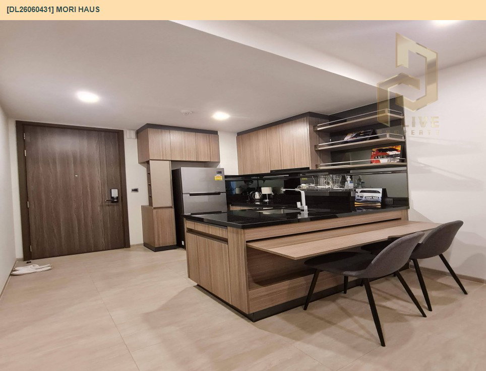 รูป DL26060431 ให้เช่าคอนโด โมริ เฮาส์ (Mori Haus) ใกล้ BTS อ่อนนุช พร้อมเข้าอยู่ โทรด่วน 0614453194 LineID @952jdxxk - รูปที่ 2/6