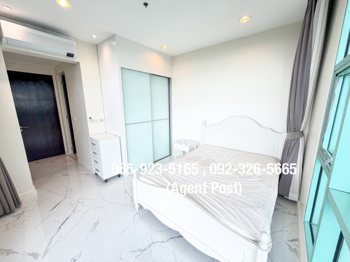 รูป 3ห้องนอน- Chatrium Riverside Condominium วิวแม่น้ำ พร้อมเข้าอยู่ (180k/month) - รูปที่ 8/15