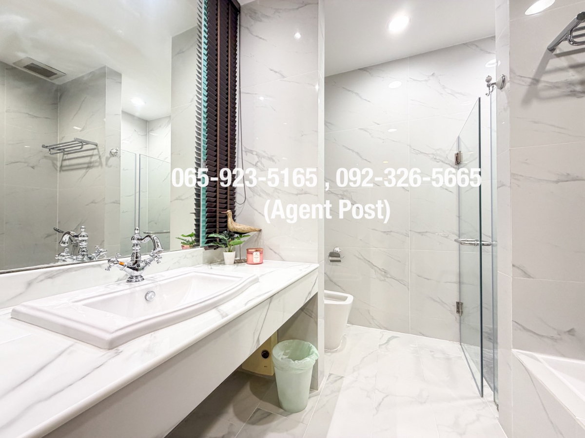รูป 3ห้องนอน- Chatrium Riverside Condominium วิวแม่น้ำ พร้อมเข้าอยู่ (180k/month) - รูปที่ 15/15