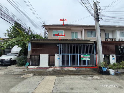 ทาวน์เฮ้าส์ 24.1 ตร.วา บ้านพฤกษา 38/3 (ชัยพฤกษ์-วงแหวน) ไทรน้อย นนทบุรี 1.9M