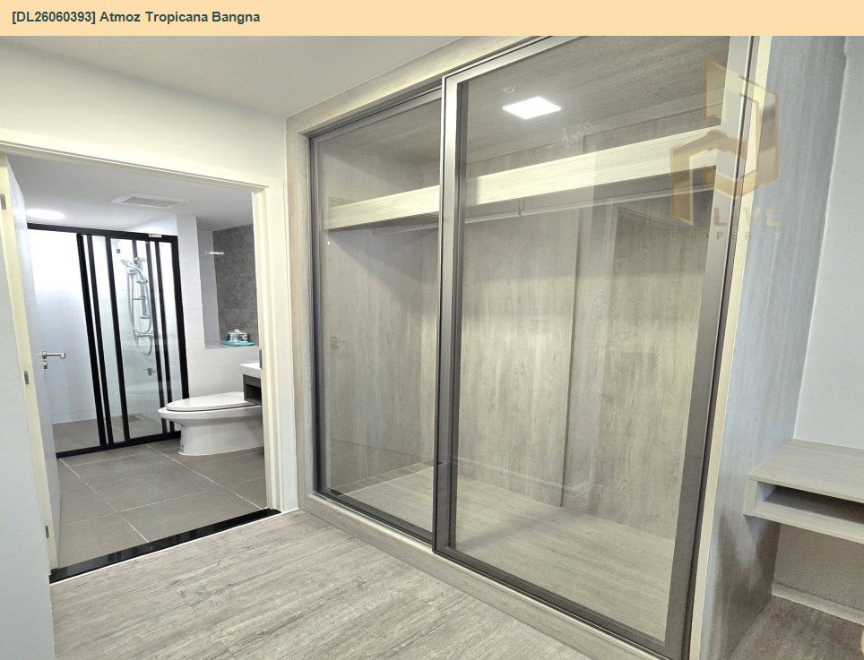 รูป DL26060393 ให้เช่าคอนโด แอทโมซ ทรอปิคาน่า บางนา (Atmoz Tropicana Bangna) ใกล้ - พร้อมเข้าอยู่ โทรด่วน 0614453194 LineID @952jdxxk - รูปที่ 13/13
