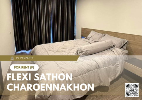 For Rent 📍 Flexi Sathon - Charoennakhon 📍 Fully furnished with appliances. Near BTS Krung Thon Buri.