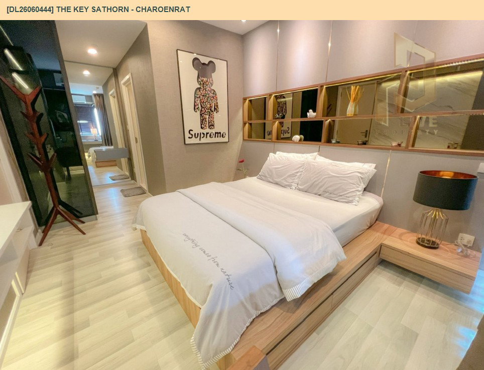 รูป DL26060444 ขายคอนโด เดอะคีย์ สาทร - เจริญราษฎร์ (The Key Sathorn - Charoenrat) ใกล้ BTS สุรศักดิ์ พร้อมเข้าอยู่ โทรด่วน 0638692663 LineID @952jdxxk - รูปที่ 6/12