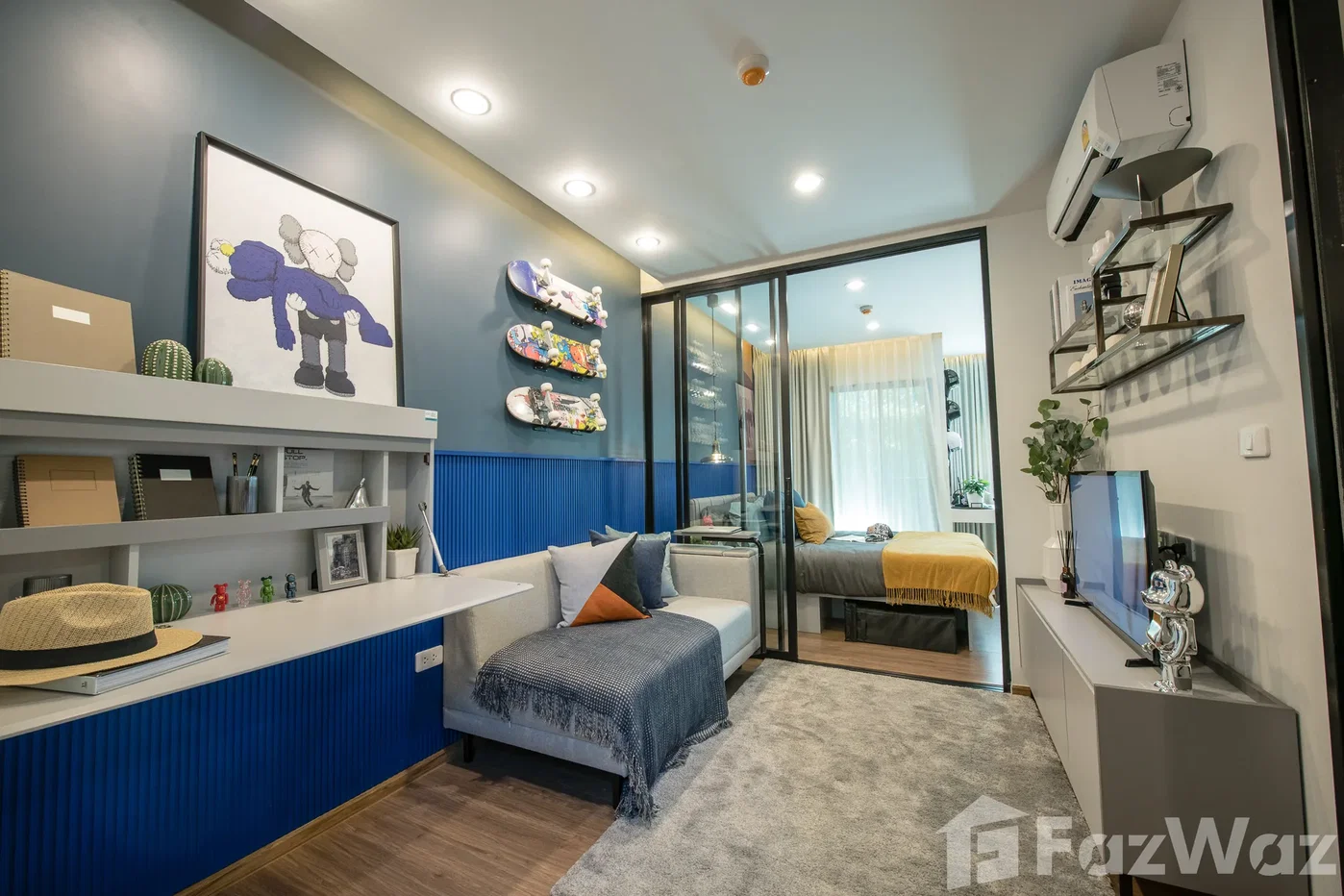 รูป ขาย คอนโด 1 ห้องนอน ในโครงการ นิช โมโน พระราม 9 5849888 - รูปที่ 2/9