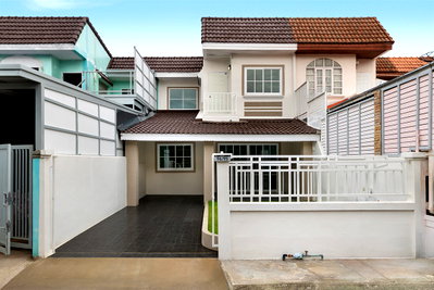 บ้านแฝด เซ็นทรัล พลาซ่า เวสต์เกต : บ้านแฝด 2 ชั้น รีโนเวทใหม่ หมู่บ้านบัวทอง 2 บางใหญ่-เซ็นทรัลเวสท์เกต โซนน้ำไม่ท่วม งานระบบใหม่ทั้งหลัง