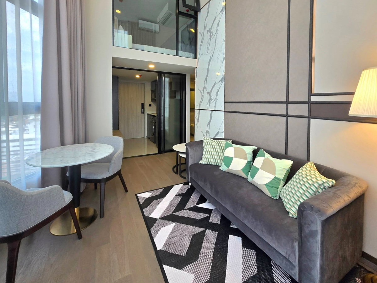 picture For Rent - PARK ORIGIN CHULA - SAMYAN , Luxury Duplex 2 bedrooms 1 bathroom - 3/12