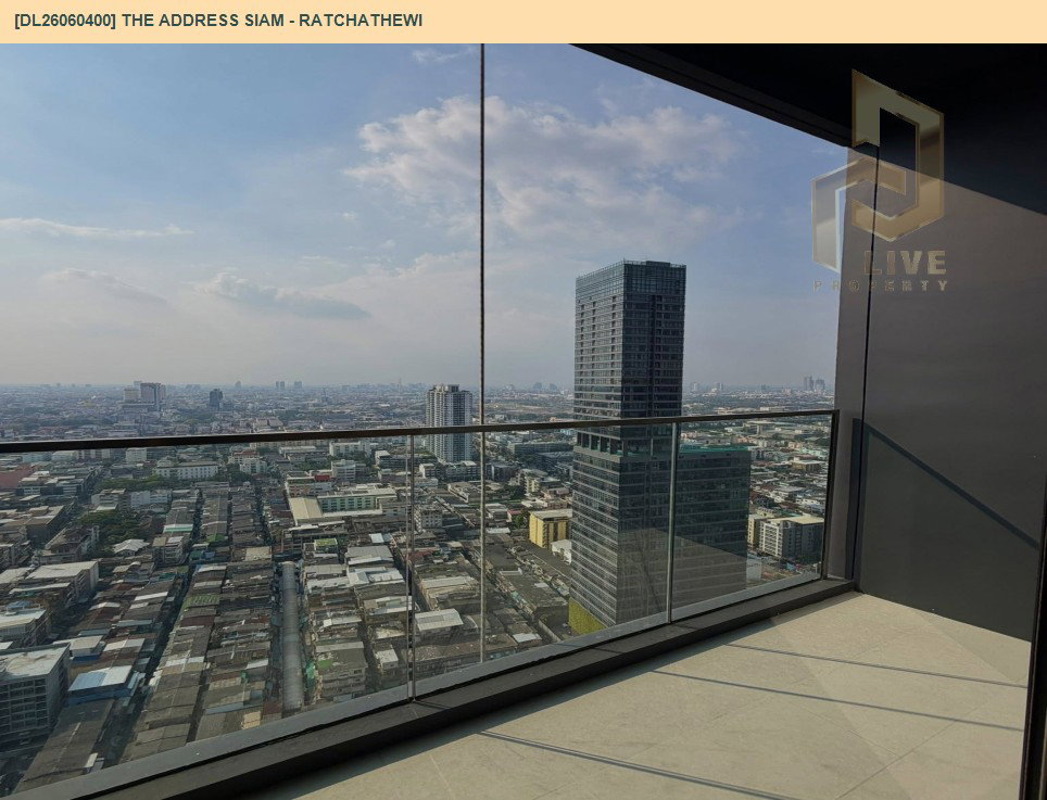 รูป DL26060400 ให้เช่าคอนโด ดิ แอดเดรส สยาม - ราชเทวี (THE ADDRESS SIAM - RATCHATHEWI) ใกล้ BTS ราชเทวี พร้อมเข้าอยู่ โทรด่วน 0653619502 LineID @952jdxxk - รูปที่ 10/10