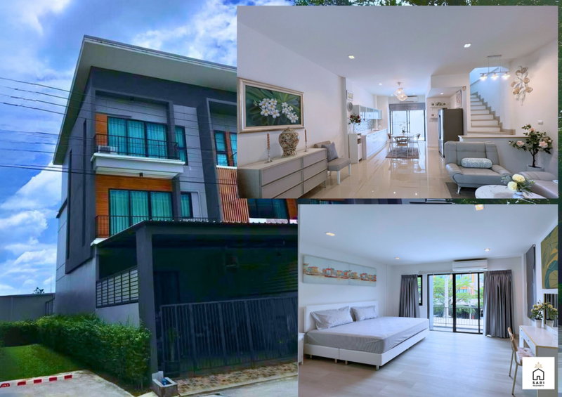 ขายทาวน์โฮม : คุ้มสุด รีโนเวทใหม่ ทาวน์โฮม3ชั้น หลังริมติดสวน Eco Space บางนา ใกล้เมกะ รรนานาชาติชื่อดัง แต่งครบพร้อมอยู่
