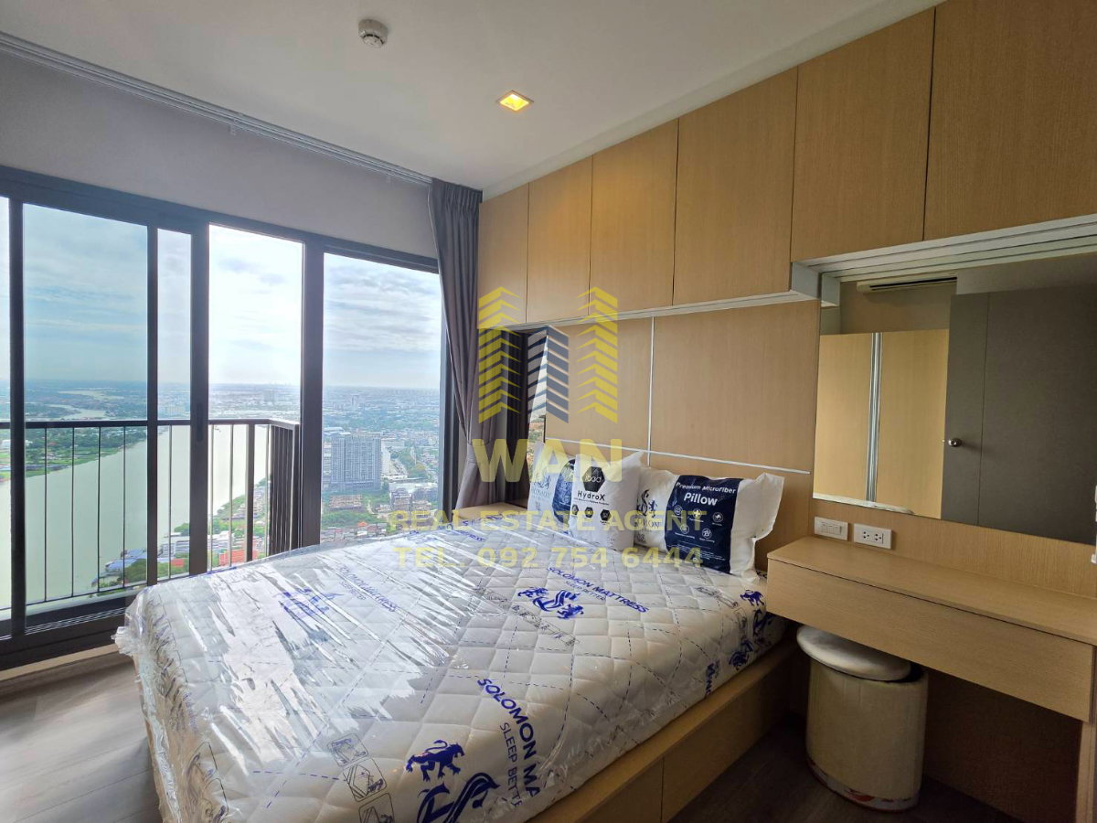 รูป ให้เช่า The politan aqua ชั้น 55 ขนาด 30 ตร.ม. วิวแม่น้ำ ตกแต่งบิลอินสวย ห้องใหม่ยังไม่เคยให้เช่า - รูปที่ 8/18