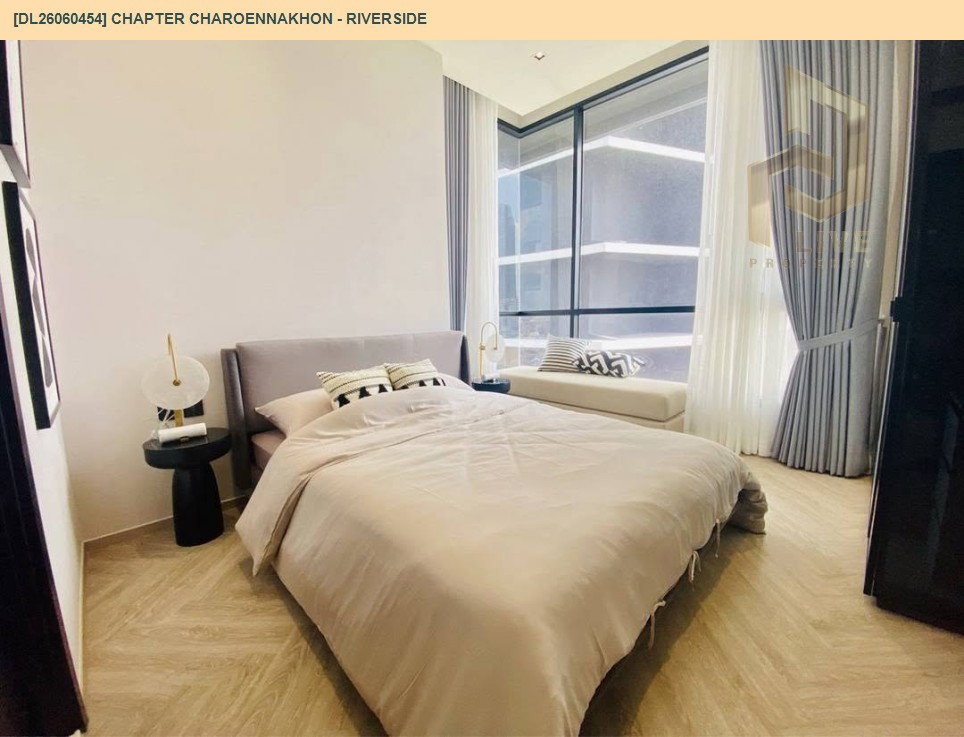 รูป DL26060454 ขายคอนโด แชปเตอร์ เจริญนคร - ริเวอร์ไซต์ (Chapter Charoennakhon - Riverside) ใกล้ BTS กรุงธนบุรี พร้อมเข้าอยู่ โทรด่วน 0614453194 LineID @952jdxxk - รูปที่ 4/6