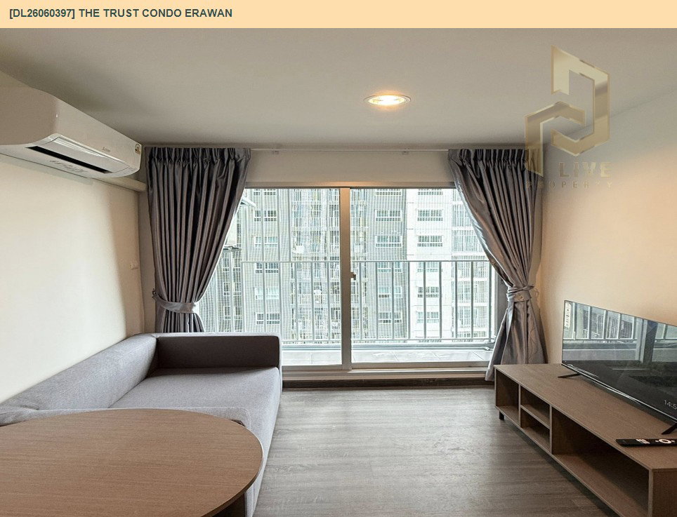 รูป DL26060397 ให้เช่าคอนโด เดอะ ทรัสต์ คอนโด เอราวัณ (The Trust Condo Erawan) ใกล้ BTS ช้างเอราวัณ พร้อมเข้าอยู่ โทรด่วน 0653619502 LineID @952jdxxk - รูปที่ 2/9