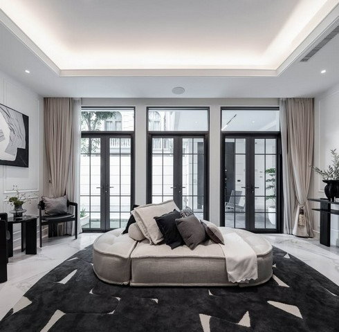 รูป HR3498ขายบ้านเดี่ยว Super Luxury 3.5 ชั้น เอกมัย 22 สุขุมวิท 63 ตกแต่งหรูสไตล์นิตยสาร มีลิฟต์และสระว่ายน้ำส่วนตัว - รูปที่ 16/26