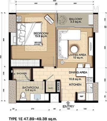 รูป คุ้มที่สุดคอนโด Circle Living Prototype 1 ห้องนอน ต่ำกว่าตลาด 38.5% ใกล้ MRT - U651374 - รูปที่ 6/6
