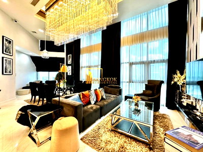 ขายคอนโด : Belle Grand | Stunning 2 Bedroom Penthouse For Sale in Rama 9 - BR18281CD