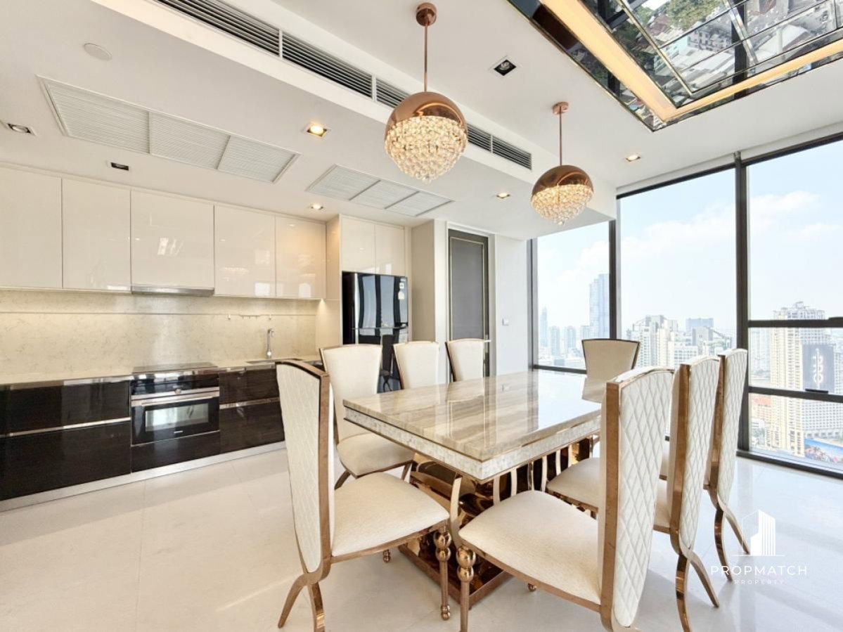รูป PM031517 ✨Flash Deal ✨ The Bangkok Sathorn (1Bed 2Bath 120.5 SQM.) พร้อมอยู่ ! เพียง 120,000 บาทต่อเดือน Tel.0981315848 @propmatch - รูปที่ 9/23