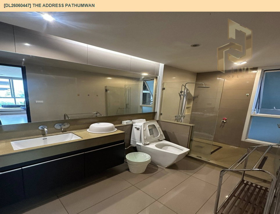 รูป DL26060447 ให้เช่าคอนโด ดิ แอดเดรส ปทุมวัน (The Address Pathumwan) ใกล้ BTS พญาไท พร้อมเข้าอยู่ โทรด่วน 0653619502 LineID @952jdxxk - รูปที่ 8/9