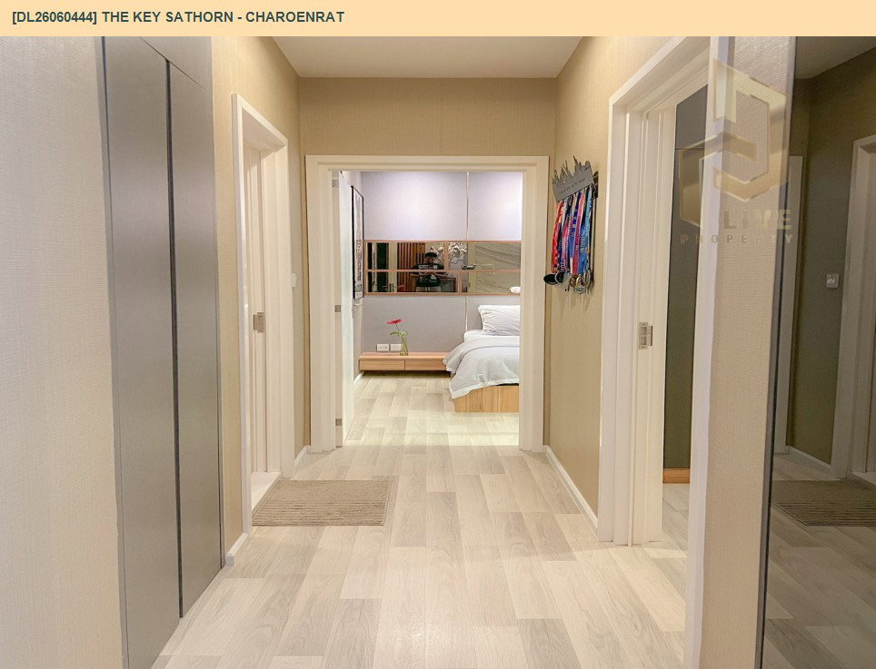 รูป DL26060444 ขายคอนโด เดอะคีย์ สาทร - เจริญราษฎร์ (The Key Sathorn - Charoenrat) ใกล้ BTS สุรศักดิ์ พร้อมเข้าอยู่ โทรด่วน 0638692663 LineID @952jdxxk - รูปที่ 9/12