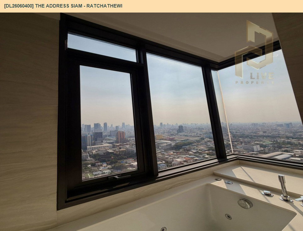 รูป DL26060400 ให้เช่าคอนโด ดิ แอดเดรส สยาม - ราชเทวี (THE ADDRESS SIAM - RATCHATHEWI) ใกล้ BTS ราชเทวี พร้อมเข้าอยู่ โทรด่วน 0653619502 LineID @952jdxxk - รูปที่ 8/10