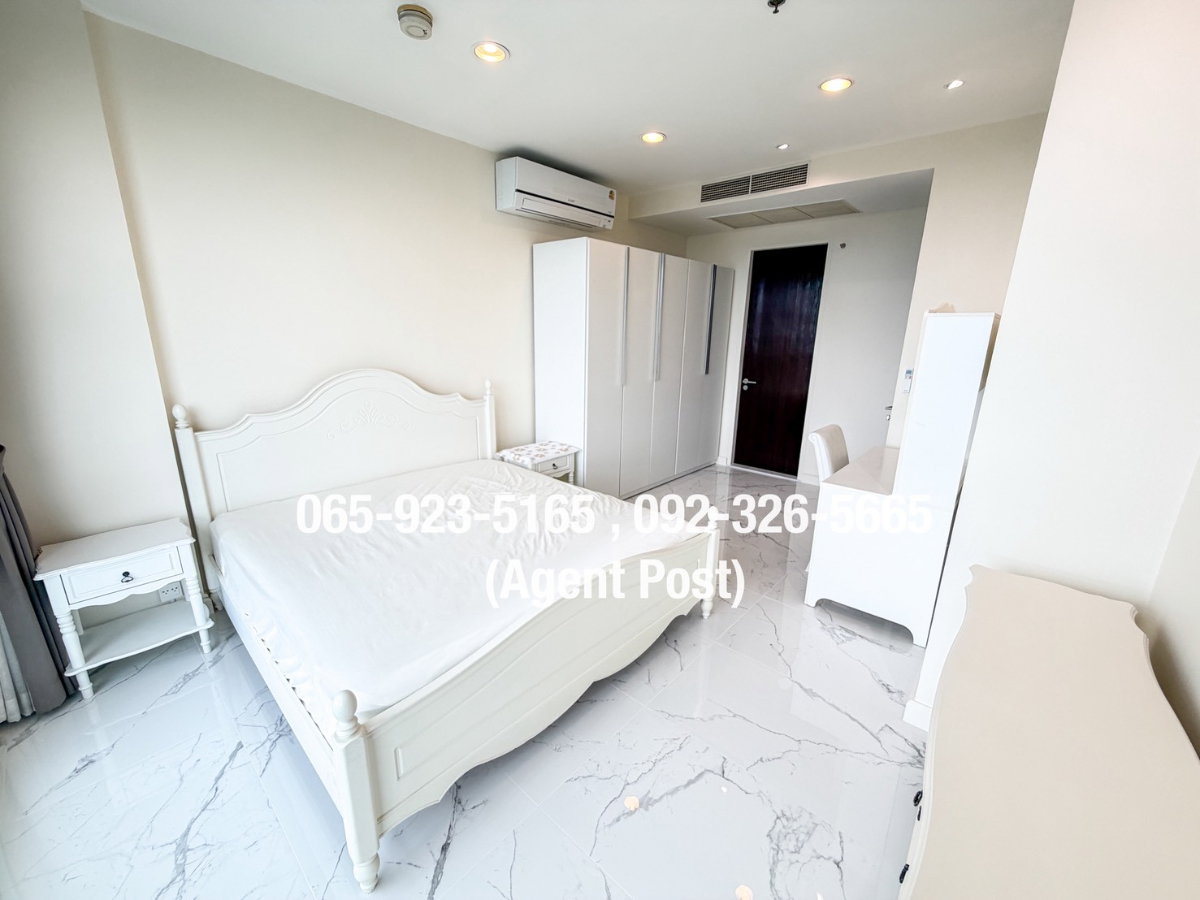 รูป 3ห้องนอน- Chatrium Riverside Condominium วิวแม่น้ำ พร้อมเข้าอยู่ (180k/month) - รูปที่ 10/15