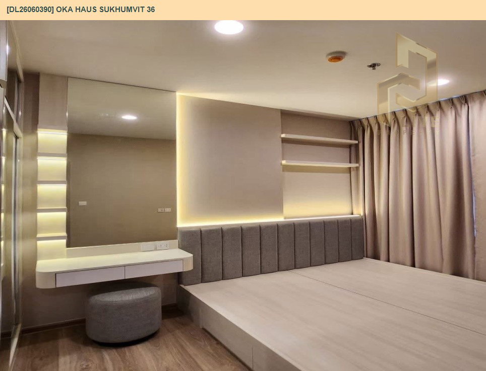 รูป DL26060390 ขายคอนโด โอกะ เฮาส์ สุขุมวิท 36 (OKA HAUS Sukhumvit 36) ใกล้ BTS ทองหล่อ พร้อมเข้าอยู่ โทรด่วน 0638692663 LineID @952jdxxk - รูปที่ 2/11