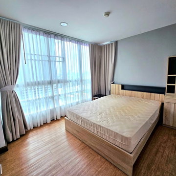 Condo for rent "Baan Pathumwan" 12th Floor 45.96SQM 2 Bedrooms(1 Master Bedroom and 1 Small Bedroom), 1 Bathroom close to BTS Phaya Thai 