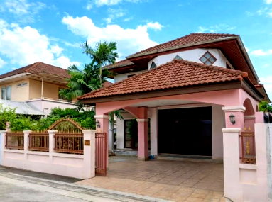 Townhouses for sale Bangkok : 🔥 CHEAPEST IN THE PROJECT! For Sale: 2-Story Detached House at Pongsirichai 3 Village, High-Quality Red Brick Structure