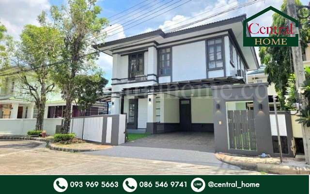 รูป บ้านเดี่ยว โกลเด้นล้านนา รามคำแหง 92 ต่อเติมตกแต่ง พร้อมอยู่ - รูปที่ 1/19