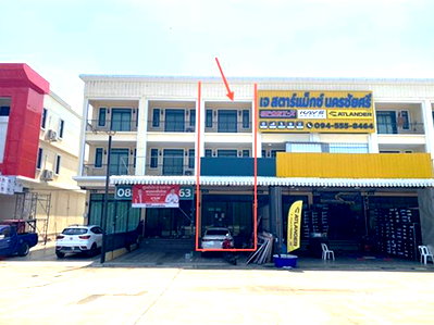 อาคารพาณิชย์ นครปฐม : อาคารพาณิชย์ 23 ตร.วา บุษราคัม เดอะ ลักซ์ นครชัยศรี นครปฐม 6.8M
