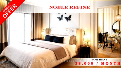 Condos for rent : 🍀🍀🍀 Prime Condo Location 🚆 For Rent 📍 Noble Refine Sukhumvit 🌸 (Line: @rent2022) | Ready to Move In ✨ 🔖 Property Code: A04971