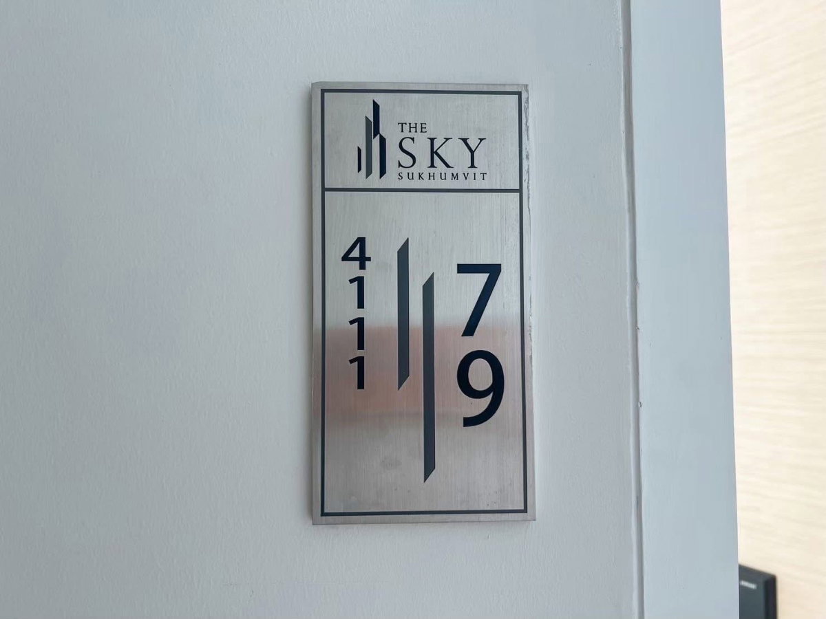 รูป (TT262)เช่าคอนโด The Sky Sukhumvit (เดอะสกาย สุขุมวิท) ชั้น8 ขนาด 31 ตร.ม ใกล้ BTS อุดมสุข - รูปที่ 10/10