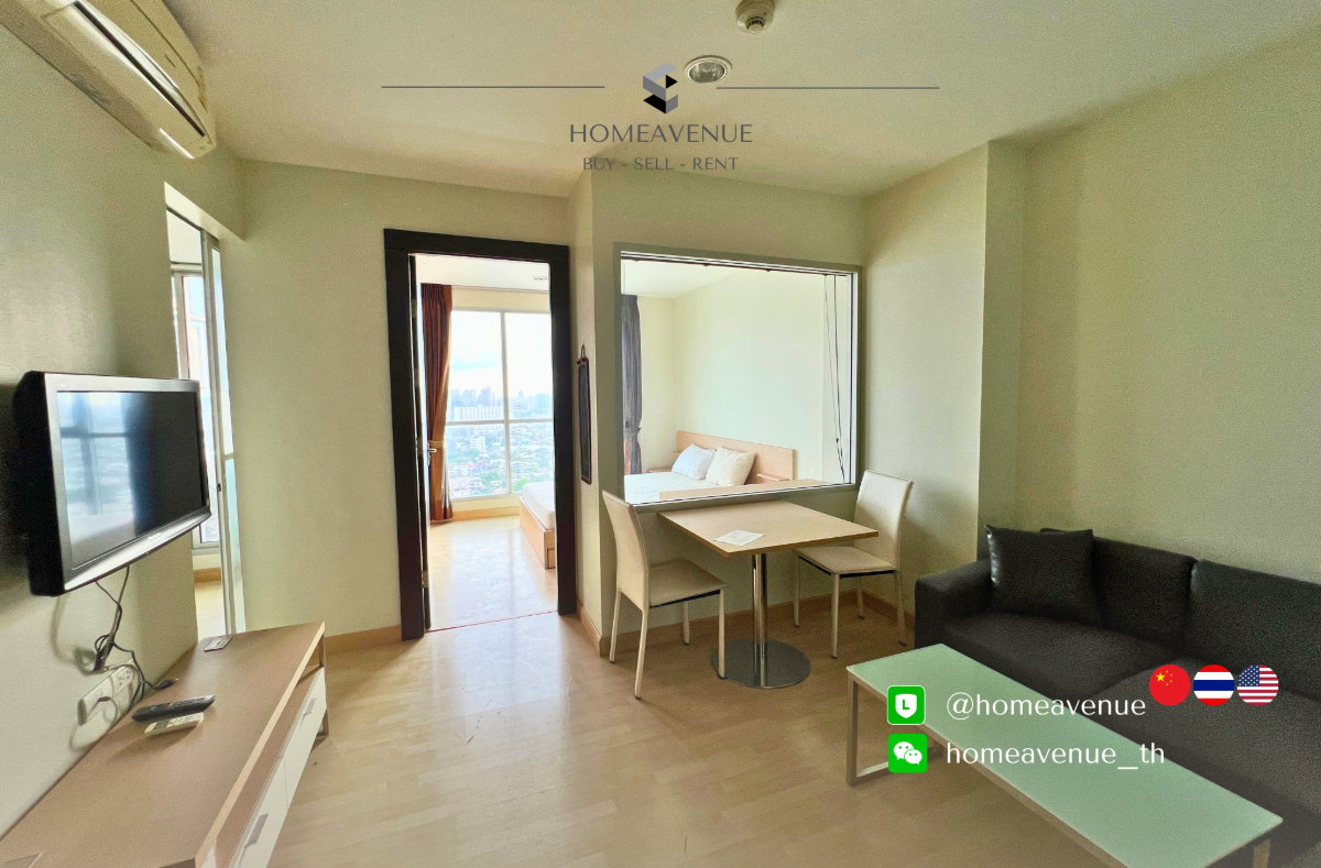 picture Highlight✨ 1 Bed 🚇 Near MRT Ratchadaphisek💥📲 Line: @homeavenue ⭐HA-3225 - 4/9