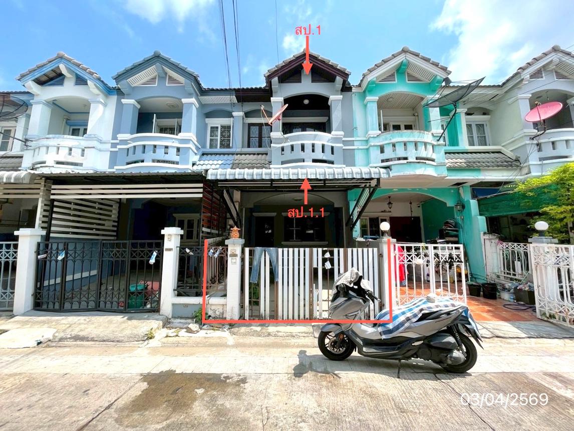 รูป ทาวน์เฮ้าส์ 18 ตร.วา นันทนา การ์เด้น บางพลี สมุทรปราการ 1.6M - รูปที่ 6/14