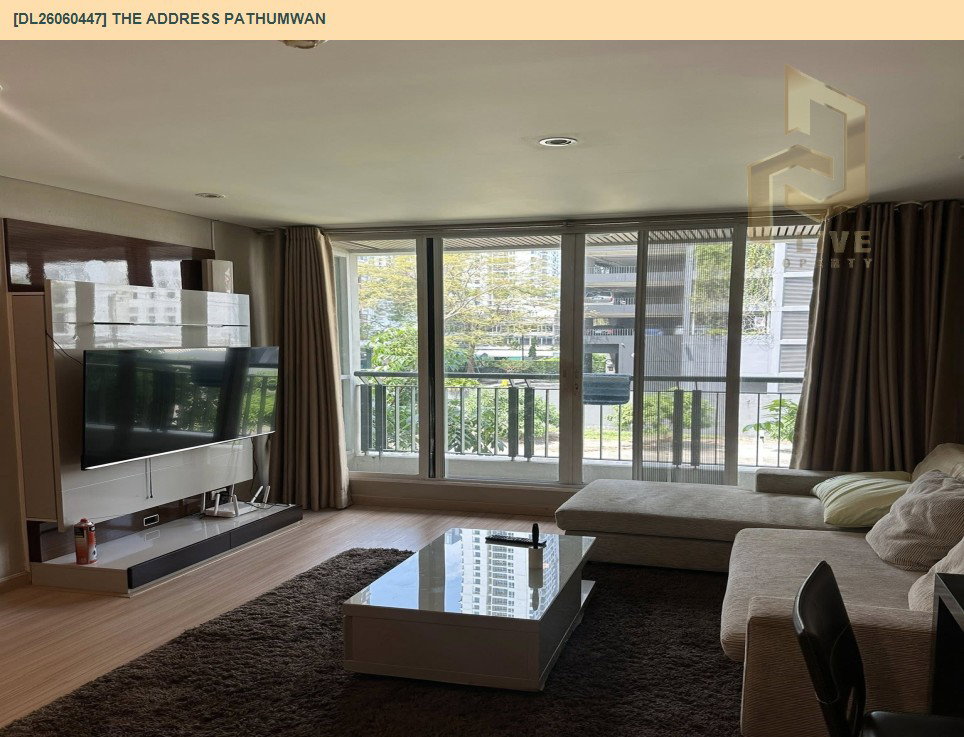 รูป DL26060447 ให้เช่าคอนโด ดิ แอดเดรส ปทุมวัน (The Address Pathumwan) ใกล้ BTS พญาไท พร้อมเข้าอยู่ โทรด่วน 0653619502 LineID @952jdxxk - รูปที่ 6/9