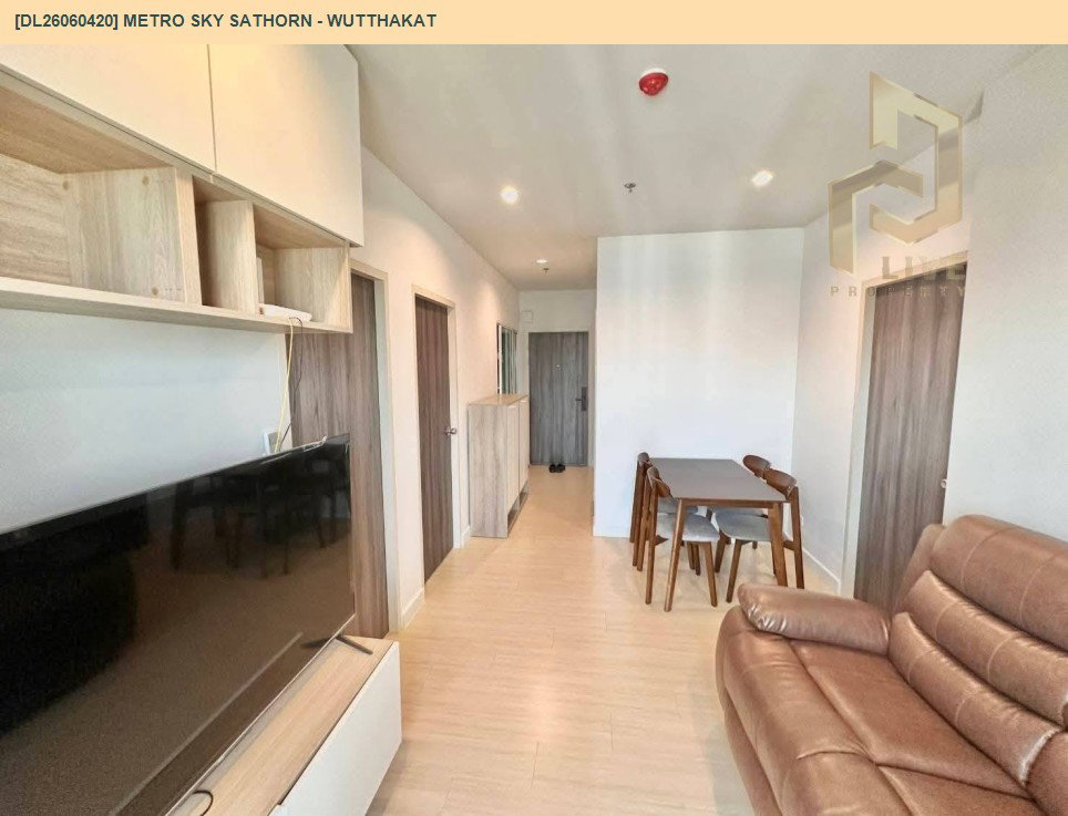 รูป DL26060420 ให้เช่าคอนโด เมโทร สกาย สาทร - วุฒากาศ (Metro Sky Sathorn - Wutthakat) ใกล้ BTS วุฒากาศ พร้อมเข้าอยู่ โทรด่วน 0638692663 LineID @952jdxxk - รูปที่ 5/9