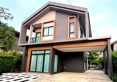 เช่าบ้านเดี่ยว เดอะ คริสตัล เอสบี : ให้เช่าบ้านเดี่ยว2ชั้น หน้าบ้านไม่ติดใคร50ตรว.ยู่ติดถนนราชพฤกษ์(ตัดใหม่)-346 ใกล้โรบินสันไลฟ์สไตล์ศรีสมาน