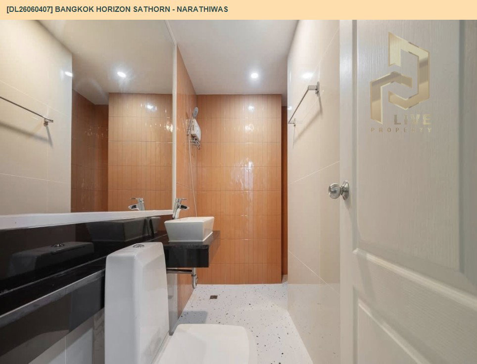 รูป DL26060407 ขายคอนโด แบงค์คอก ฮอไรซอน สาทร - นราธิวาส (Bangkok Horizon Sathorn - Narathiwas) ใกล้ BTS ช่องนนทรี พร้อมเข้าอยู่ โทรด่วน 0653619502 LineID @952jdxxk - รูปที่ 13/14
