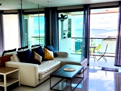 คอนโดให้เช่า : Ananya Wongamat 2 Bedroom Condo for Rent Sea View