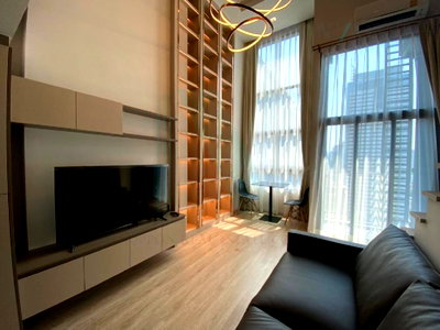 Condos for rent : 🎊 For rent condo IDEO SATHORN - WONGWIAN YAI Building 1, Floor 27,Duplex, Room size 37.00 sqm