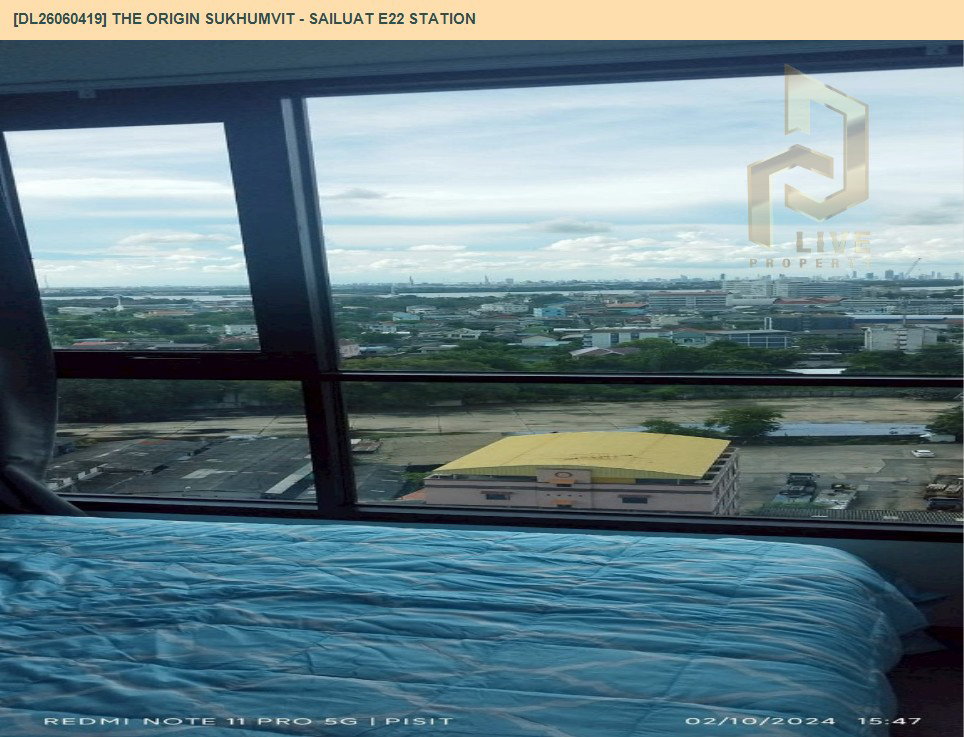 รูป DL26060419 ให้เช่าคอนโด ดิ ออริจิ้น สุขุมวิท - สายลวด E22 สเตชั่น (THE ORIGIN SUKHUMVIT - SAILUAT E22 STATION) ใกล้ BTS สายลวด พร้อมเข้าอยู่ โทรด่วน 0614453194 LineID @952jdxxk - รูปที่ 11/12