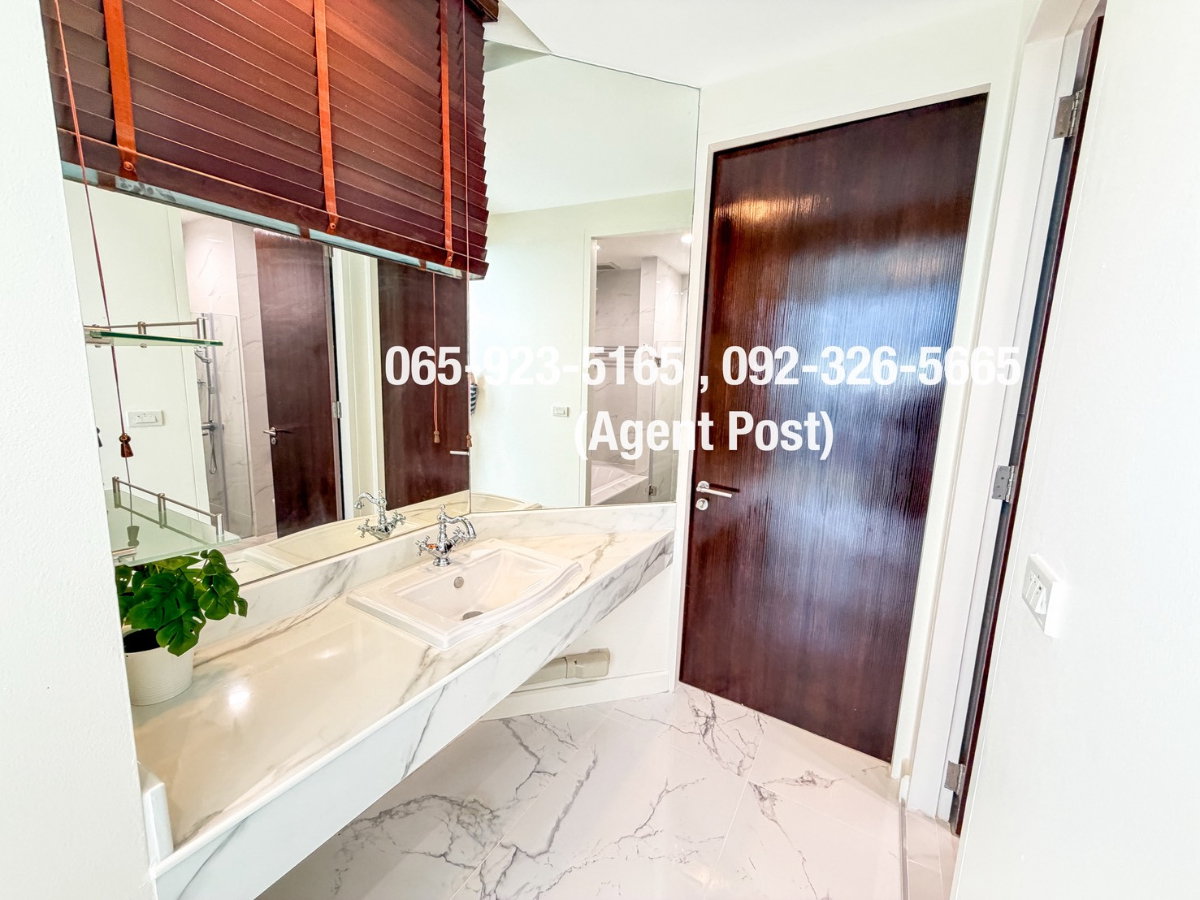 รูป 3ห้องนอน- Chatrium Riverside Condominium วิวแม่น้ำ พร้อมเข้าอยู่ (180k/month) - รูปที่ 9/15