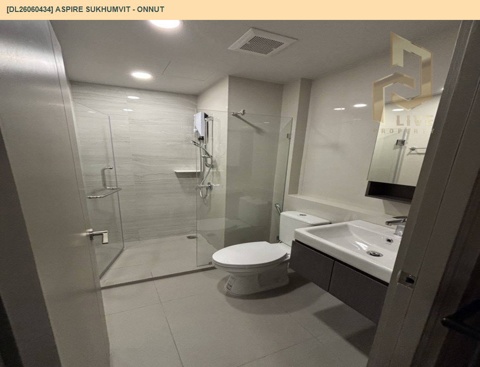 รูป DL26060434 ให้เช่าคอนโด แอสปาย สุขุมวิท - อ่อนนุช (Aspire Sukhumvit - Onnut) ใกล้ BTS อ่อนนุช พร้อมเข้าอยู่ โทรด่วน 0614453194 LineID @952jdxxk - รูปที่ 10/13