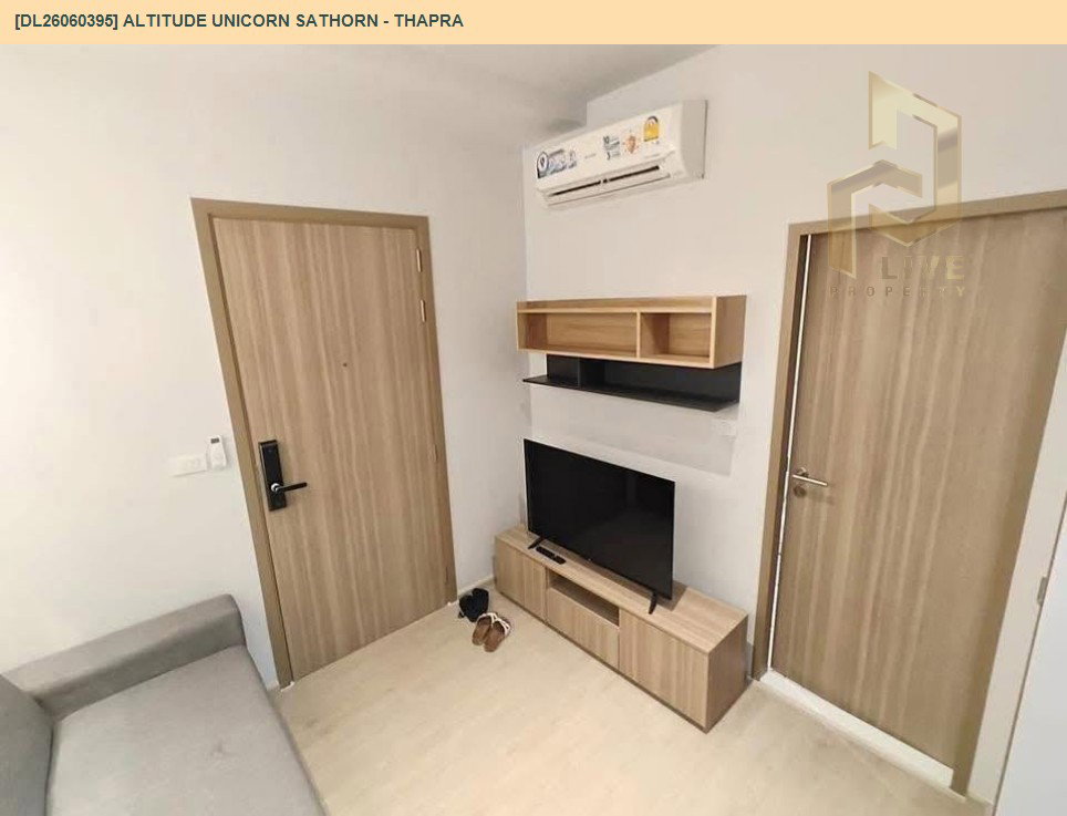 รูป DL26060395 ให้เช่าคอนโด อัลติจูด ยูนิคอร์น สาทร - ท่าพระ (Altitude Unicorn Sathorn - Thapra) ใกล้ BTS ตลาดพลู พร้อมเข้าอยู่ โทรด่วน 0614453194 LineID @952jdxxk - รูปที่ 2/6