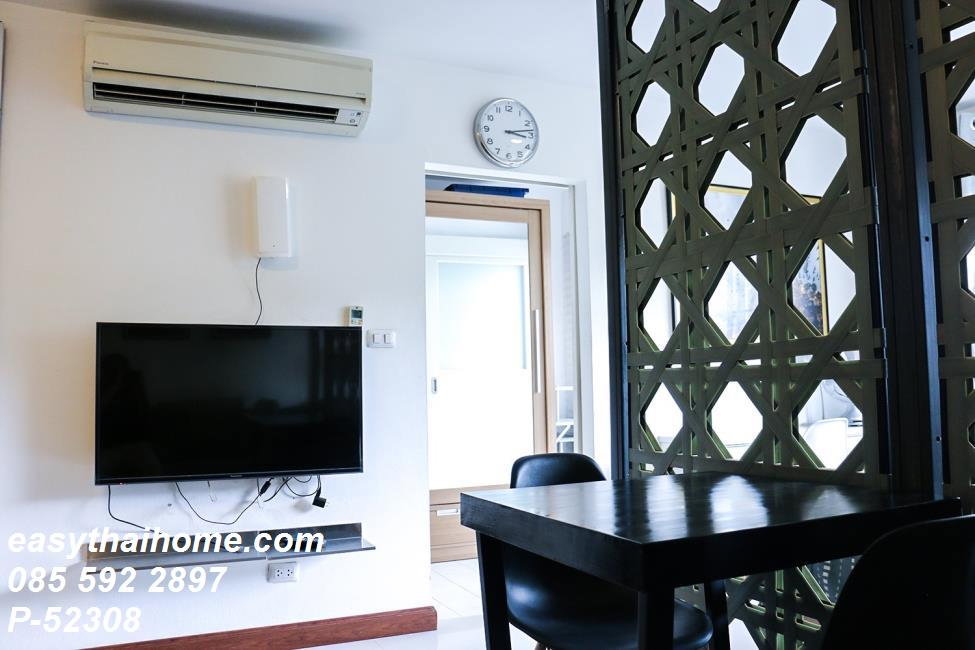 รูป P-52308 > คอนโดให้เช่า Condo One Thonglor ห้องสตูดิโอ ชั้น 6 วิวสระว่ายน้ำ ใกล้ BTS ทองหล่อ Line: @easythaihome 085-592-2897 - รูปที่ 3/9