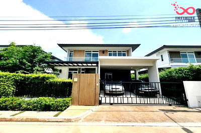 บ้านเดี่ยว เซ็นทรัล พลาซ่า เวสต์เกต : ขายบ้านเดี่ยว 2 ชั้น 60 ตร.ว. ม.มัณฑนา เวสต์เกต กาญจนาภิเษก บางใหญ่  ใกล้ MRT สายสีม่วง
