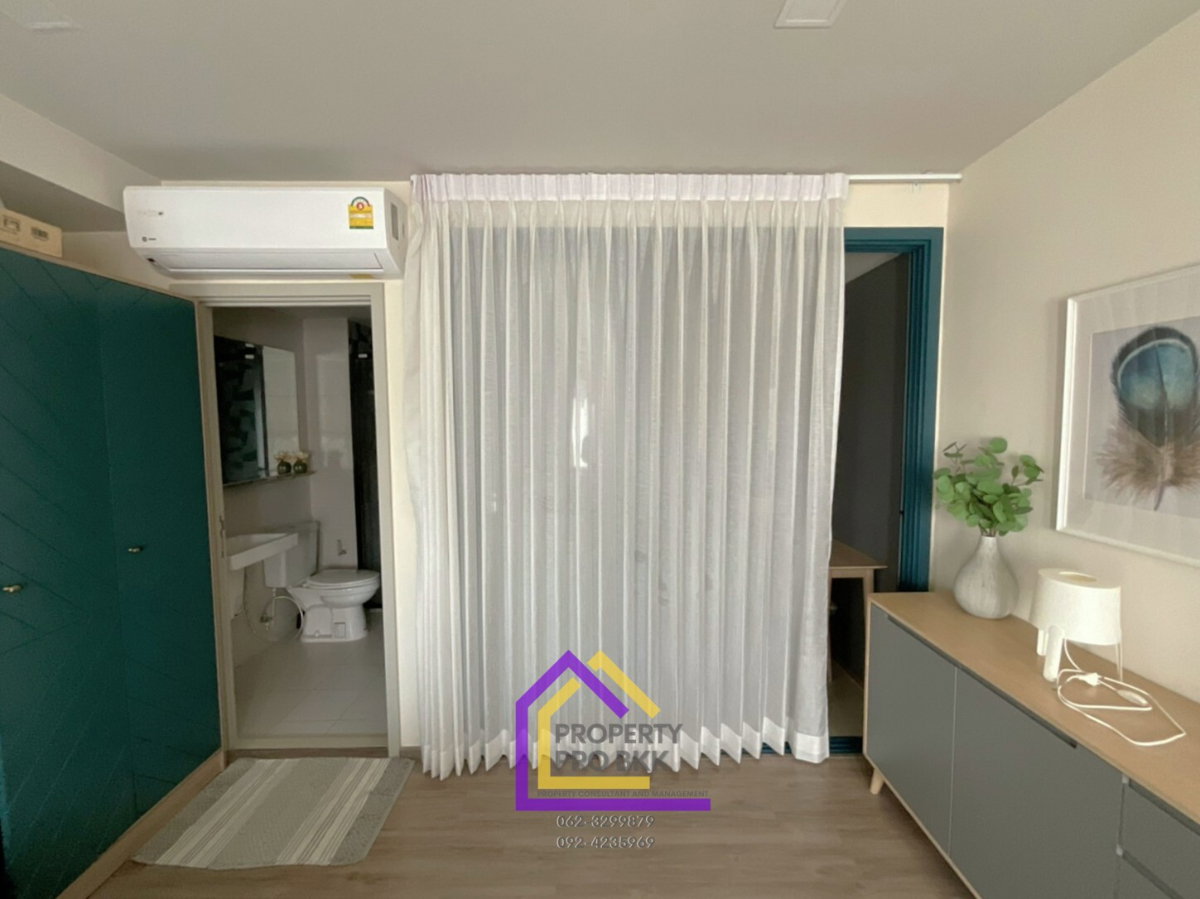 รูป 🌿 ให้เช่า The Base Sukhumvit 50 | ห้องสตูดิโอแต่งครบ ใกล้ BTS อ่อนนุช ✨ ห้องขนาดกะทัดรัด จัดสรรพื้นที่ลงตัว - รูปที่ 6/19