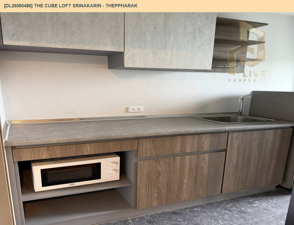 รูป DL26060486 ให้เช่าคอนโด เดอะคิวบ์ ลอฟท์ ศรีนครินทร์ - เทพารักษ์ (THE CUBE LOFT Srinakarin - Theppharak) ใกล้ สายสีเหลือง พร้อมเข้าอยู่ โทรด่วน 0614453194 LineID @952jdxxk - รูปที่ 9/13