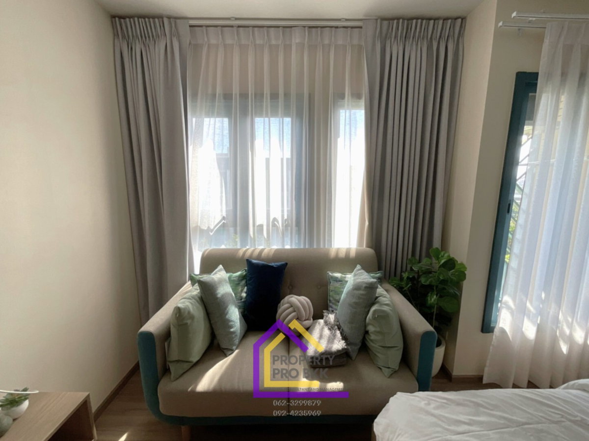 รูป 🌿 ให้เช่า The Base Sukhumvit 50 | ห้องสตูดิโอแต่งครบ ใกล้ BTS อ่อนนุช ✨ ห้องขนาดกะทัดรัด จัดสรรพื้นที่ลงตัว - รูปที่ 4/19