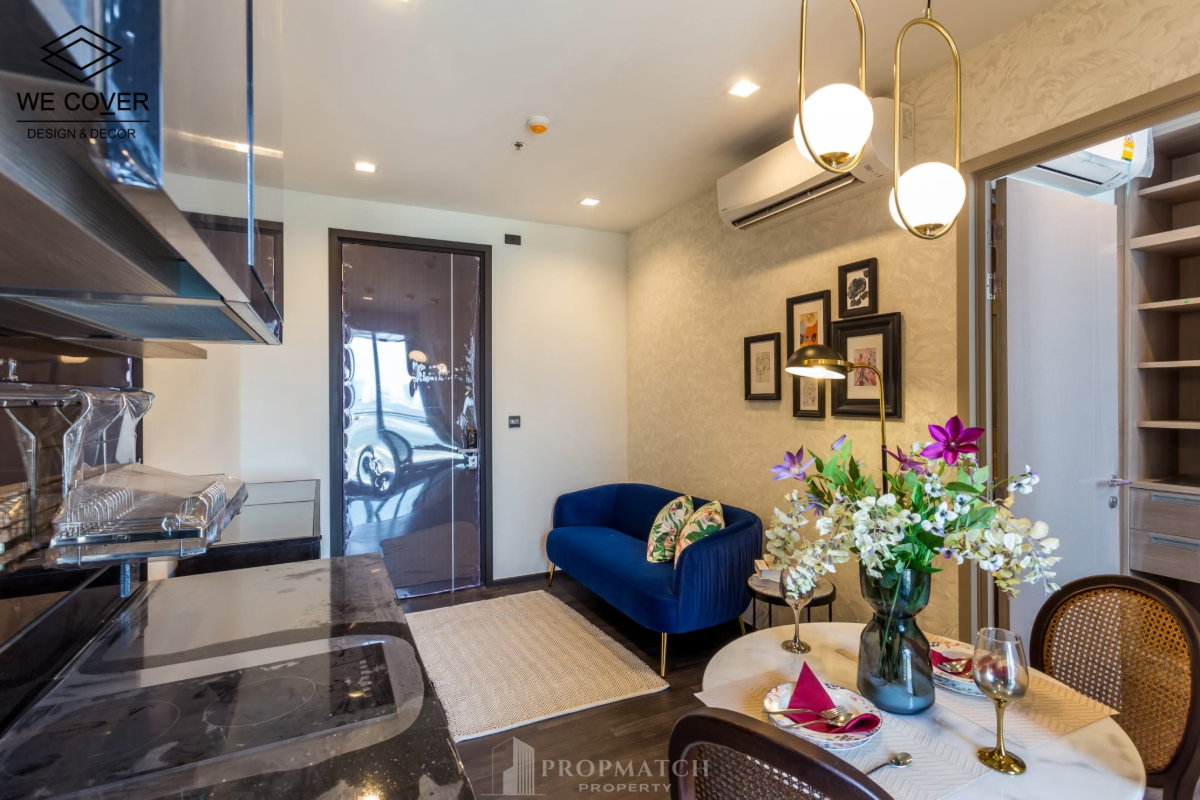 รูป PM038166 ✨Flash Deal ✨ THE LINE Asoke-Ratchada (1Bed 1Bath 28 SQM.) พร้อมอยู่ ! เพียง 18,000 บาทต่อเดือน Tel.0981315848 @propmatch - รูปที่ 1/7